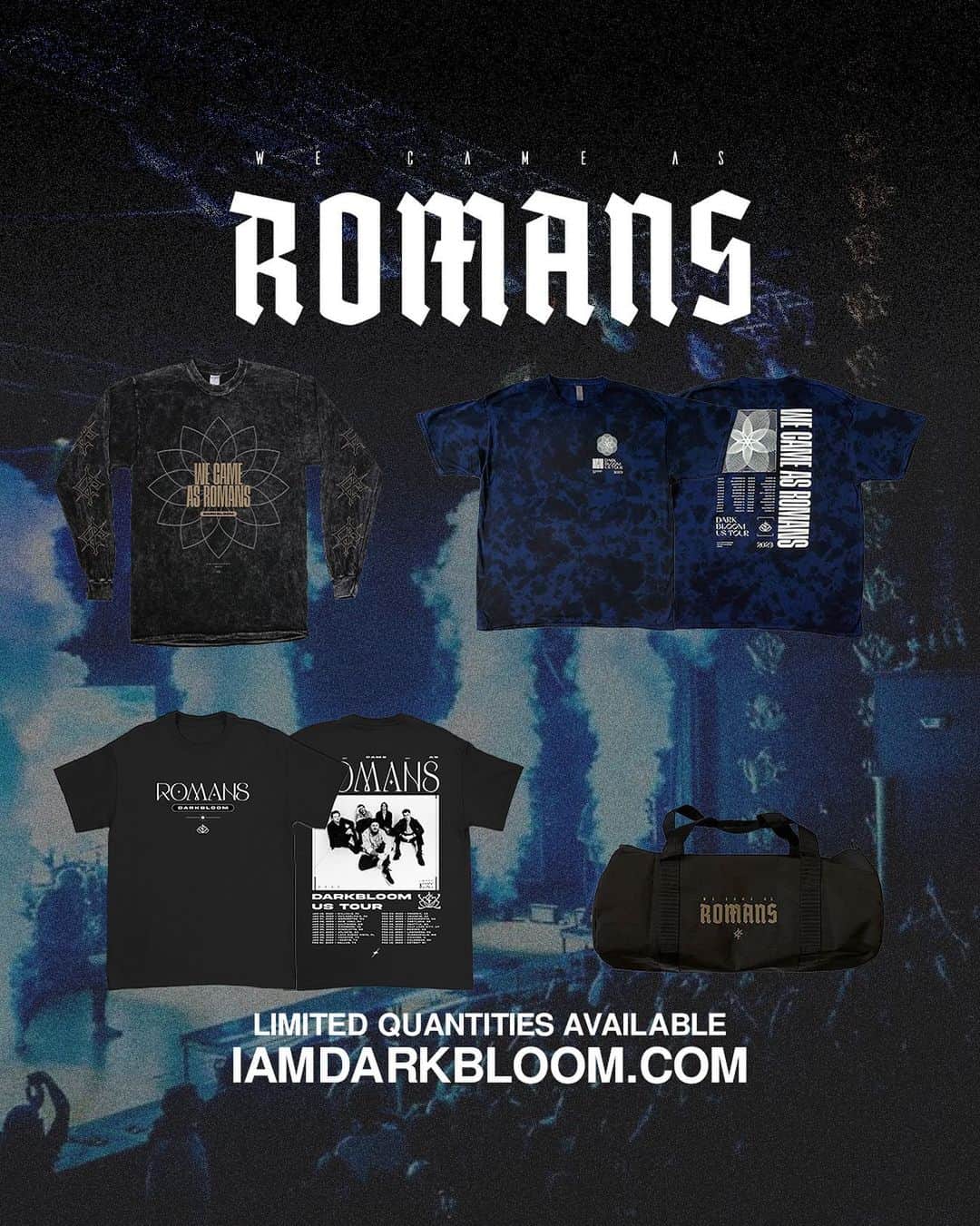 We Came as Romansさんのインスタグラム写真 - (We Came as RomansInstagram)「Did you miss out on the DARKBLOOM tour? 🌐 You can now grab select merch we had on the tour - limited quantities available!    👕: iamdarkbloom.com」3月25日 1時30分 - wecameasromans