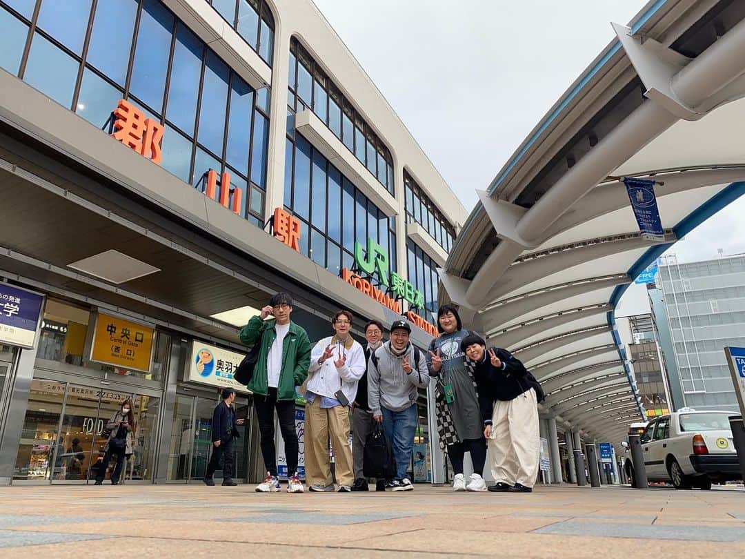 檜原洋平のインスタグラム：「2023.3.24 M-1ツアー福島  今日もかなり大きなホールで、散歩もできて嬉しかった😉」