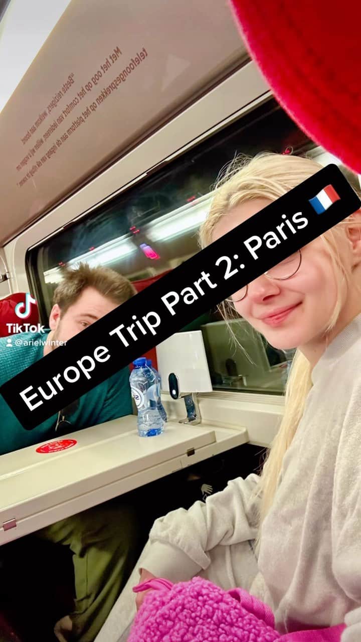 アリエル・ウィンターのインスタグラム：「Go to my Tiktok for the full video of our Europe Trip Part 2: Paris 🇫🇷✨🫶   #paris #couple #love #travel #explore #explorepage」