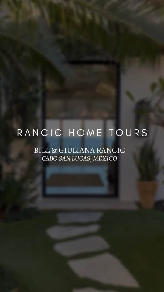 ビル・ランシックのインスタグラム：「Take a tour of our latest Rancic Renovation in Cabo San Lucas, Mexico. We set out to create a modern yet warm oasis that was both chic yet inviting for our friends and family #rancicrenovation」