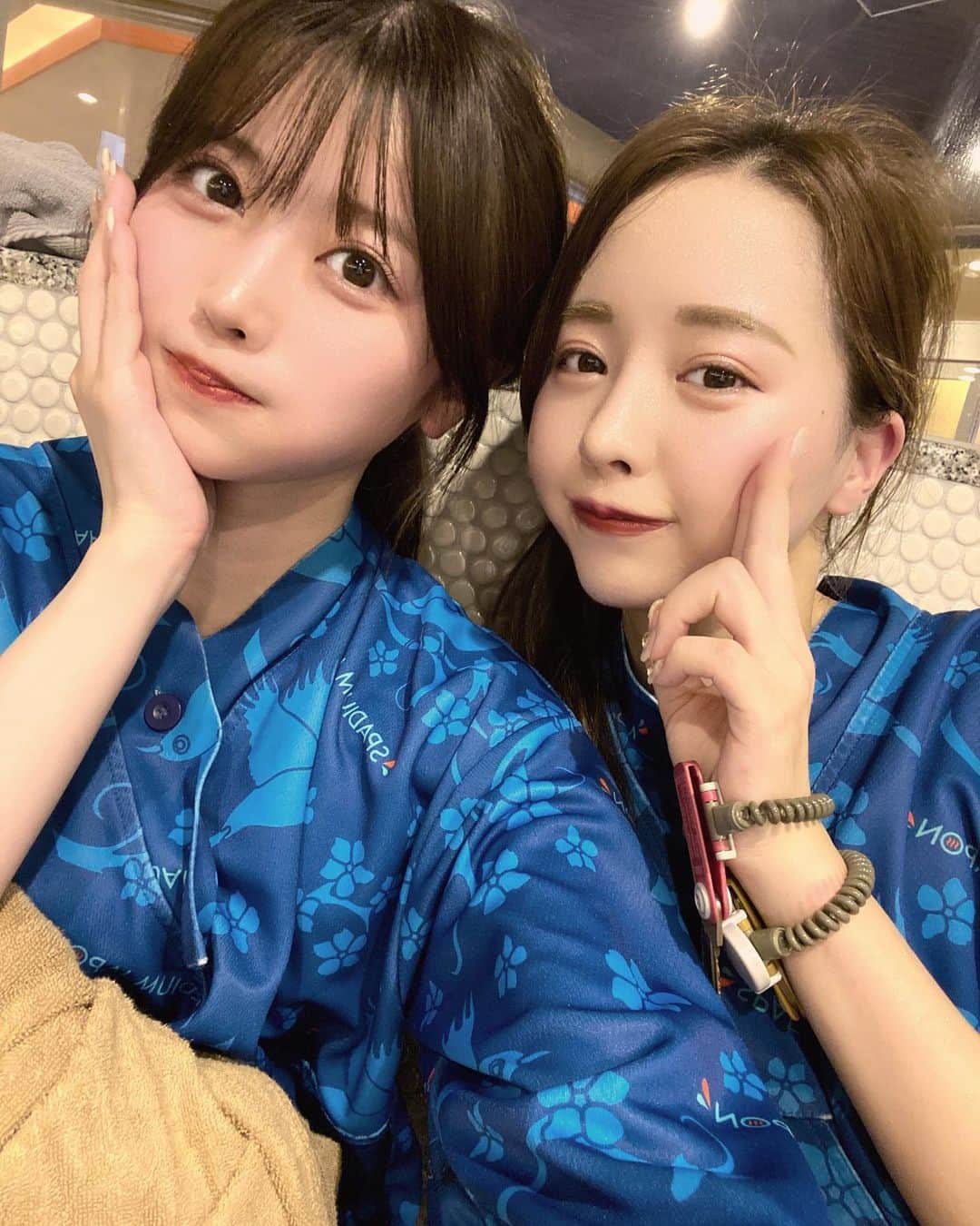 加藤ゆりなさんのインスタグラム写真 - (加藤ゆりなInstagram)「この日はほにとディズニー行く予定だったけど雨でスパに行った♨️ 岩盤浴暑すぎてすぐにギブしてしまった🥹  2人とも雨女すぎていつもディズニー行く予定だったりお出かけ予定の日は雨なんだよね🥲」3月26日 12時51分 - _yuringo_