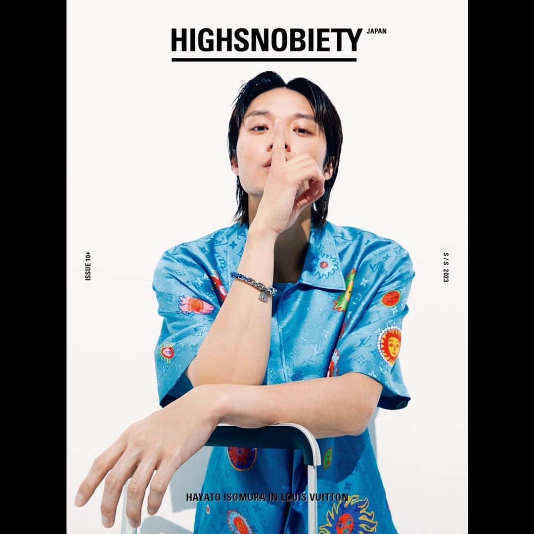 磯村勇斗のインスタグラム：「.  HIGHSNOBIETY JAPAN  「Louis Vitton × 草間彌生」  @louisvuitton @highsnobietyjp」
