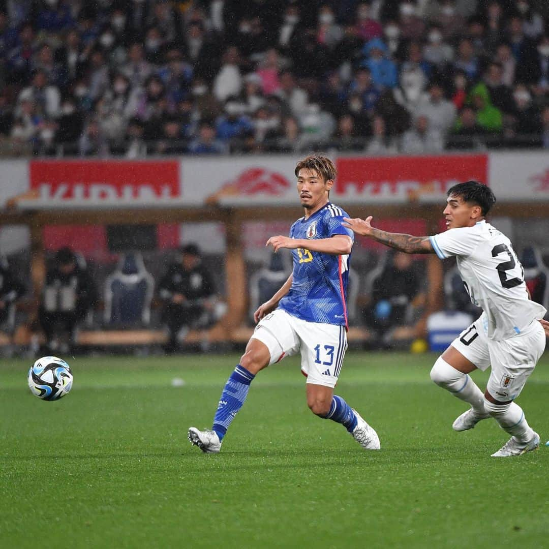 守田英正のインスタグラム：「ポジティブに新しい気持ちで再スタート🇯🇵🔥 @japanfootballassociation  #samuraiblue #日本代表 #守田英正」