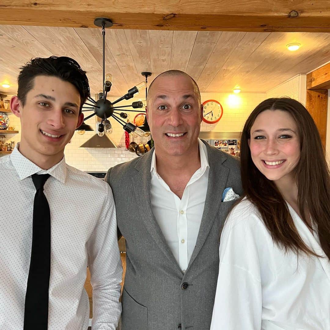 ナイジェル・バーカーのインスタグラム：「Friday night at the Barkers and both the kids are dressing up and going out… I guess that leaves me and the Mrs home alone… #TGIF #Datenight #growingup」