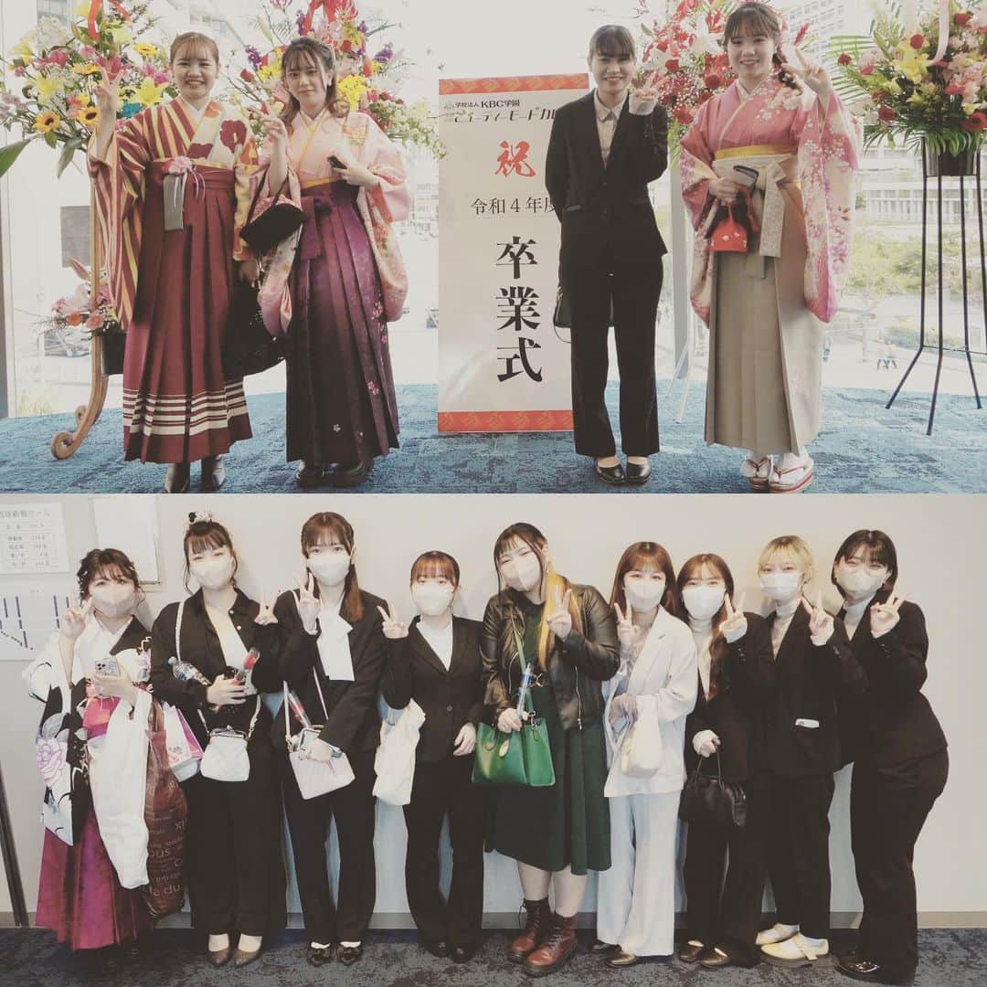 Bmodeのインスタグラム：「🌸B’mode17期生卒業式🌸  遅くなりました(ﾟoﾟ;; 3月8日の卒業式のスナップをどうぞー📸  #bmode #ビーモード #ビューティーモードカレッジ #bモード #美容学校 #美容 #卒業 #卒業式 #沖縄 #okinawa #instagood #instabeauty」