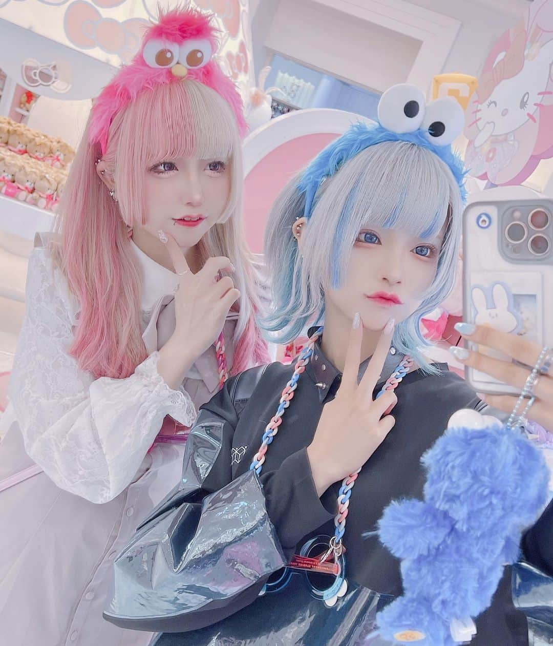 あのね。のインスタグラム：「💗💙」