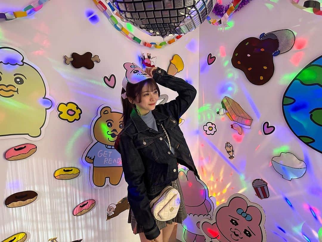 すみだかほのインスタグラム：「#おぱんちゅうさぎ展 いってきた🐇💖 めちゃくちゃ好きな新幹線のやつあってうれしい🚅笑 #grl #グレイル」