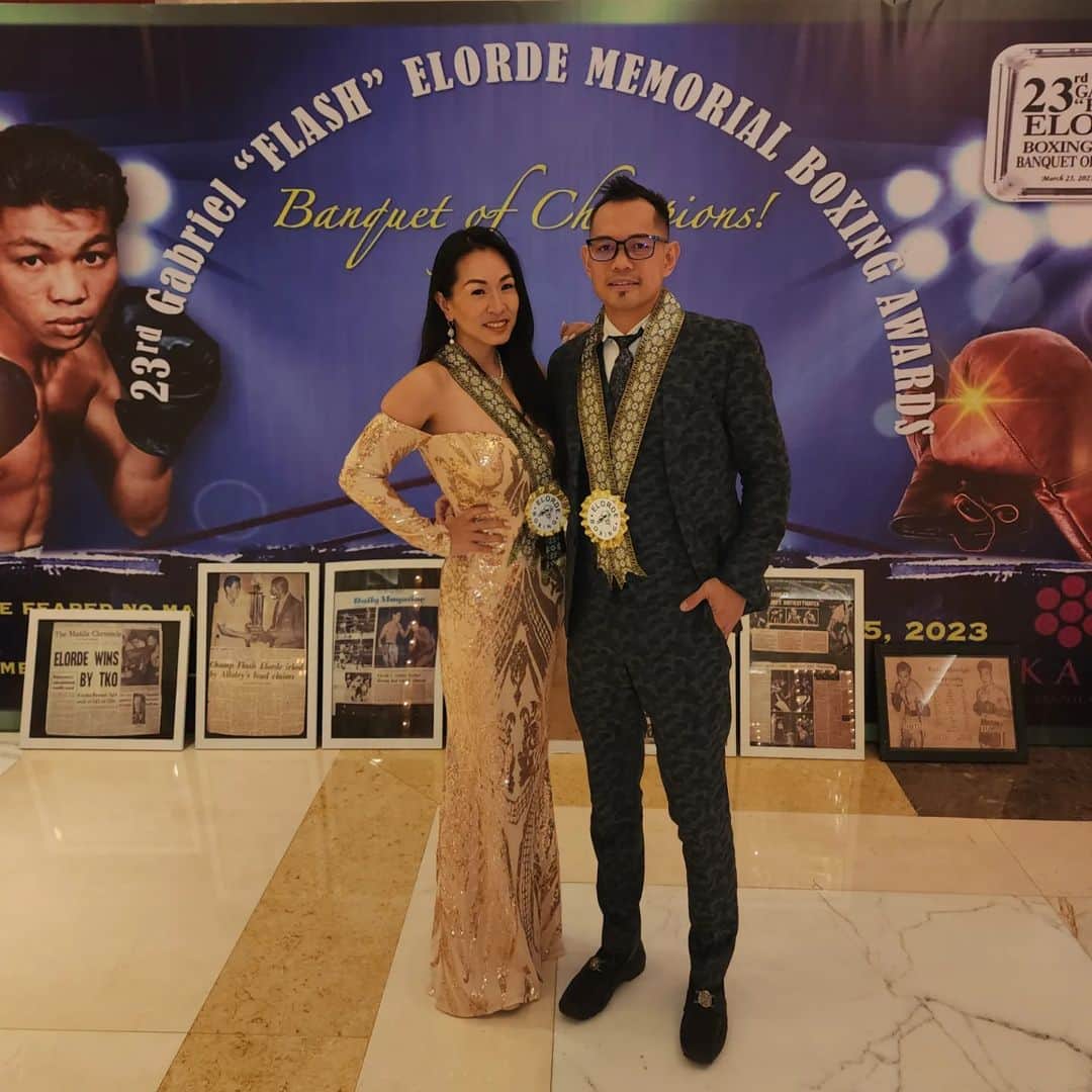 Noito Donaireさんのインスタグラム写真 - (Noito DonaireInstagram)「Just arrived at the Elorde Awards with my Queen @racheldonaire」3月25日 18時01分 - nonitodonaire