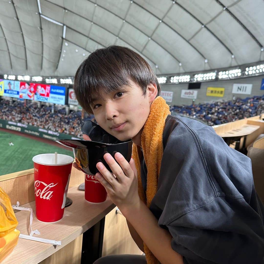 今井暖大さんのインスタグラム写真 - (今井暖大Instagram)「野球見に行ってきたよー⚾️  #オープン戦　#東京ドーム」3月25日 18時11分 - harutosroom