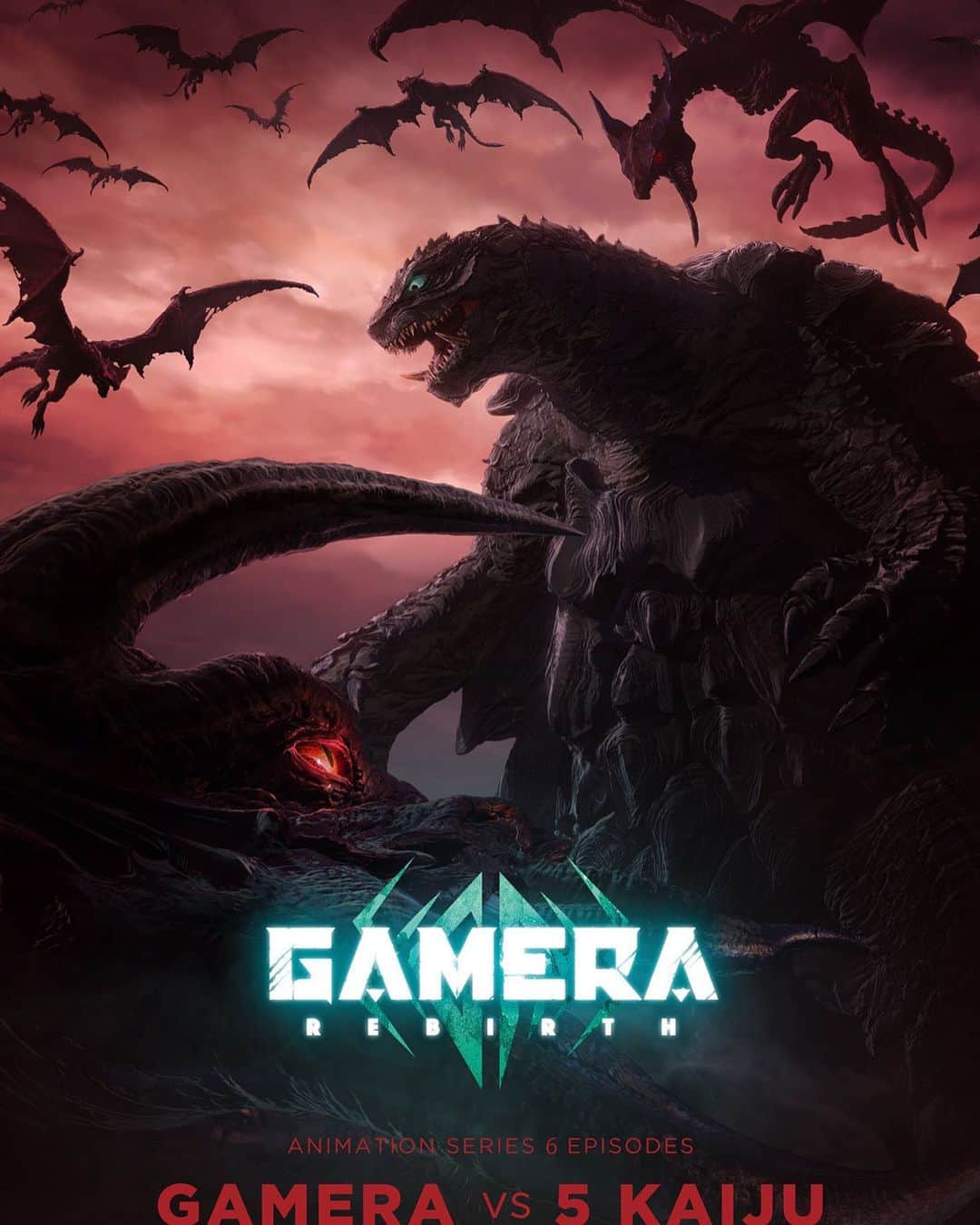 WANIMAのインスタグラム：「Netflixにて世界配信!!   「GAMERA -Rebirth-」 @gamera_rebirth   主題歌＆エンディングテーマを担当させて頂きます!!   ▼特設サイト https://gamera-rebirth.com/   #WANIMA #ガメラリバース #gamera_rebirth」