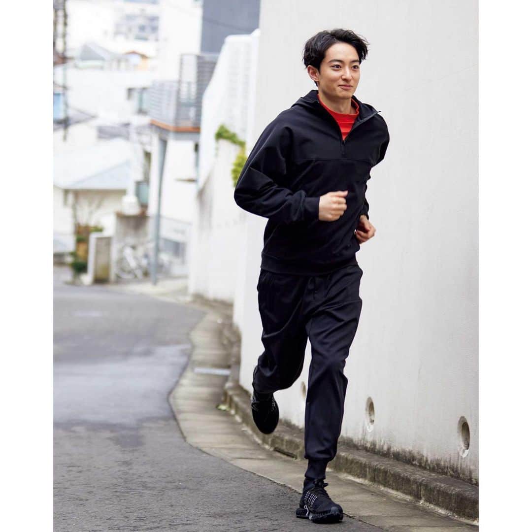 濱正悟のインスタグラム：「🏃🏻‍♂️💦 #Tarzan #ジョグ男 #自称アクティブ派俳優」