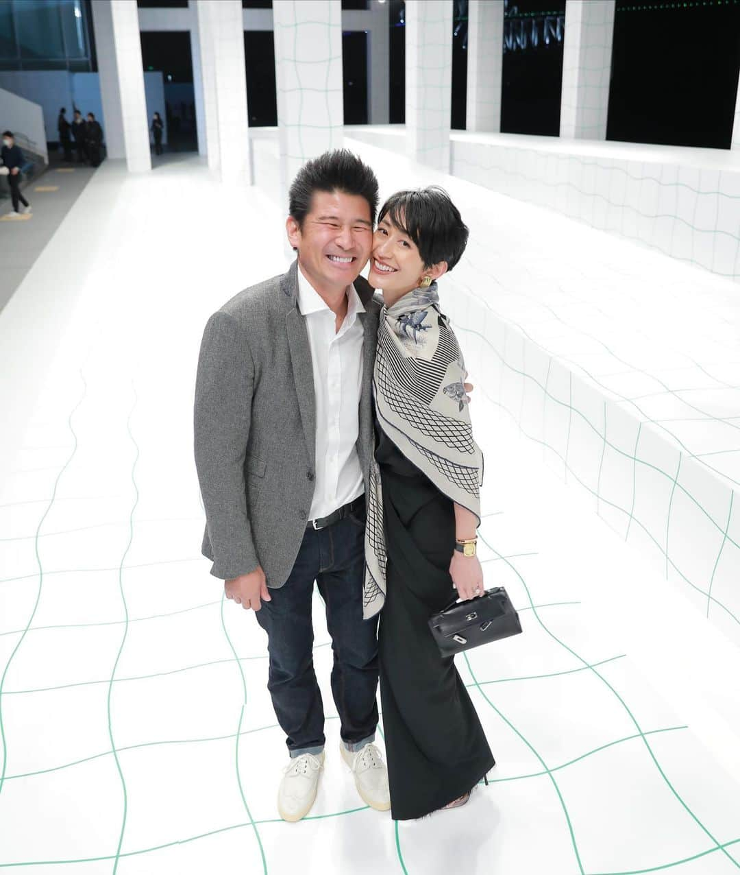 小堀ケネスさんのインスタグラム写真 - (小堀ケネスInstagram)「Date Night with Wifey at the Hermes Fashion Show!  今夜は鬼ママとエルメスのファッションショーデート！   @mariakamiyama @hermes   #notdrunk #hermes #datenight #happywifehappylife」3月25日 19時23分 - kenkob0903