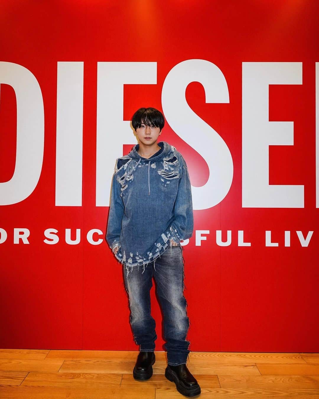 岡田蓮さんのインスタグラム写真 - (岡田蓮Instagram)「diesel名古屋🔥  @diesel  #diesel #ディーゼル #dieselnagoya」3月25日 19時42分 - ren.479