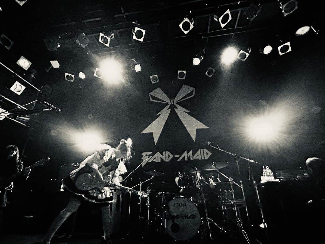 のインスタグラム：「[BAND-MAID 10TH ANNIV. TOUR] day2  KAGOSHIMA Thank you all for coming today! Please tweet your feedback with #bandmaid The next show is on March 26 in Fukuoka! #bandmaid #鹿児島 #kagoshima」