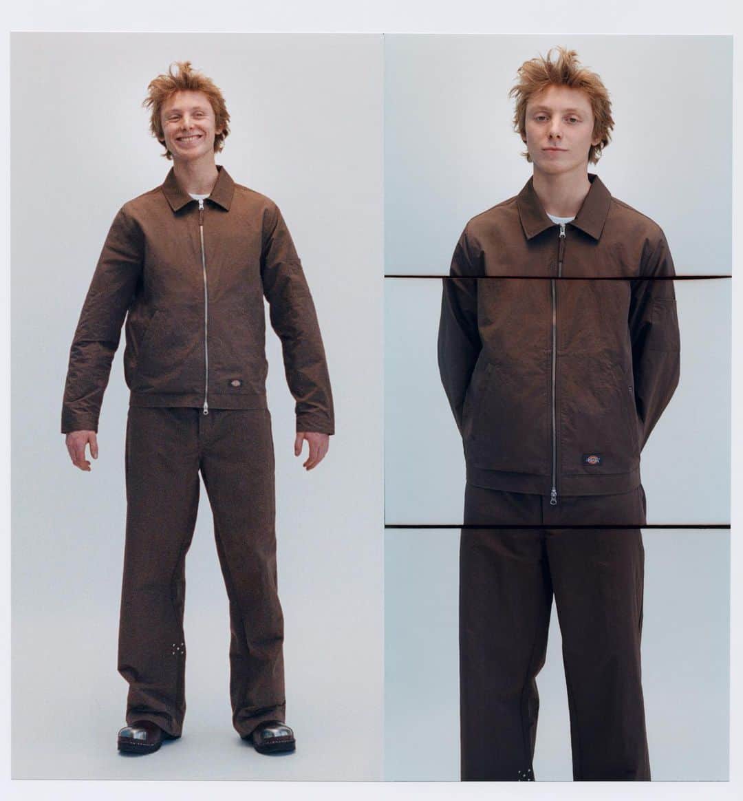 のインスタグラム：「Dickies × Pop Trading Company   ディッキーズとアムステルダムを拠点とするブランド〈Pop Trading Company（ポップトレーディングカンパニー）〉が、限定のアパレルとアクセサリーコレクションで初のコラボレーションを実現しました。   ディッキーズのアイコニックなワークウェアシルエットは、高品質な素材と機能的なディテールで再構築されました。   発売・取り扱い情報   3月25日 (土) ディッキーズ 大阪梅田HEP FIVE  ディッキーズららぽーと横浜 Pop Trading Company取り扱い店舗   3月27日 (月) ディッキーズ公式オンラインショップ   #Dickies #PopTradingCompany #ディッキーズ」