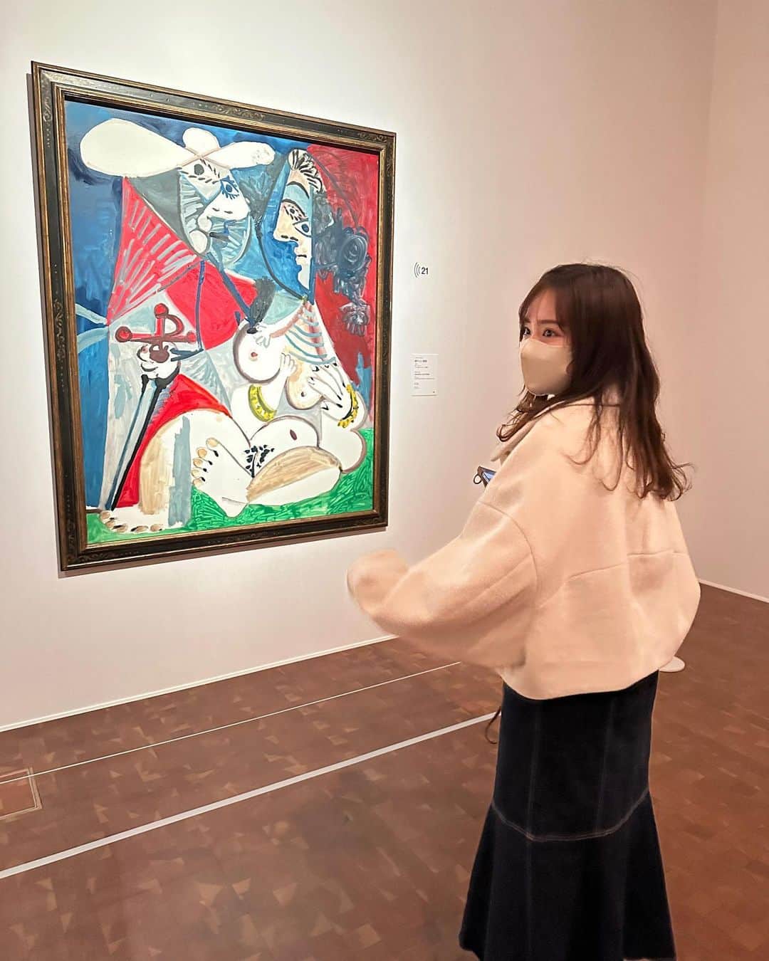 山田菜々のインスタグラム：「🖼 #ピカソとその時代」