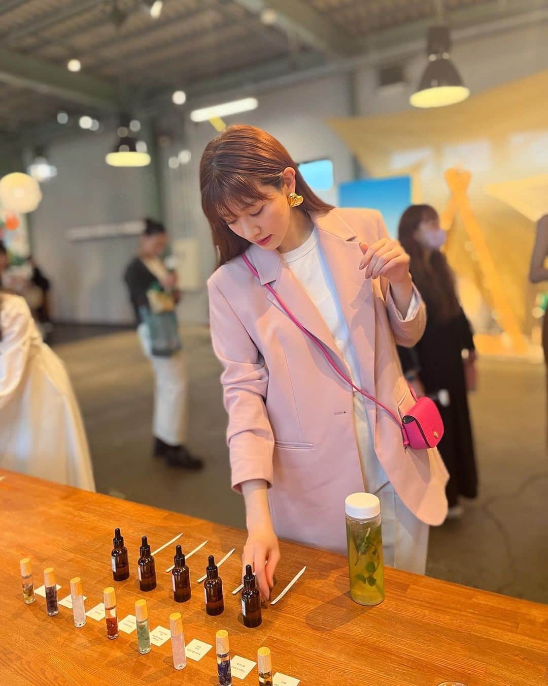 岡本杏理のインスタグラム：「@longchamp #LongchampGlamping #LongchampSS23 #ロンシャン#pr 💓」