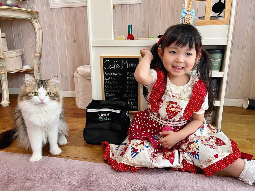 マンチカンのココ王子さんのインスタグラム写真 - (マンチカンのココ王子Instagram)「仲良し✨ モカは娘が生まれた時からずっと側で見守ってくれてたので 娘にとって1番の仲良しにゃんこです✨  #ミヌエット#ミヌエットのモカ王子#ココ王子ファミリー#nyanstagram#catandkid#猫と子ども」3月25日 21時23分 - cocolog_cat