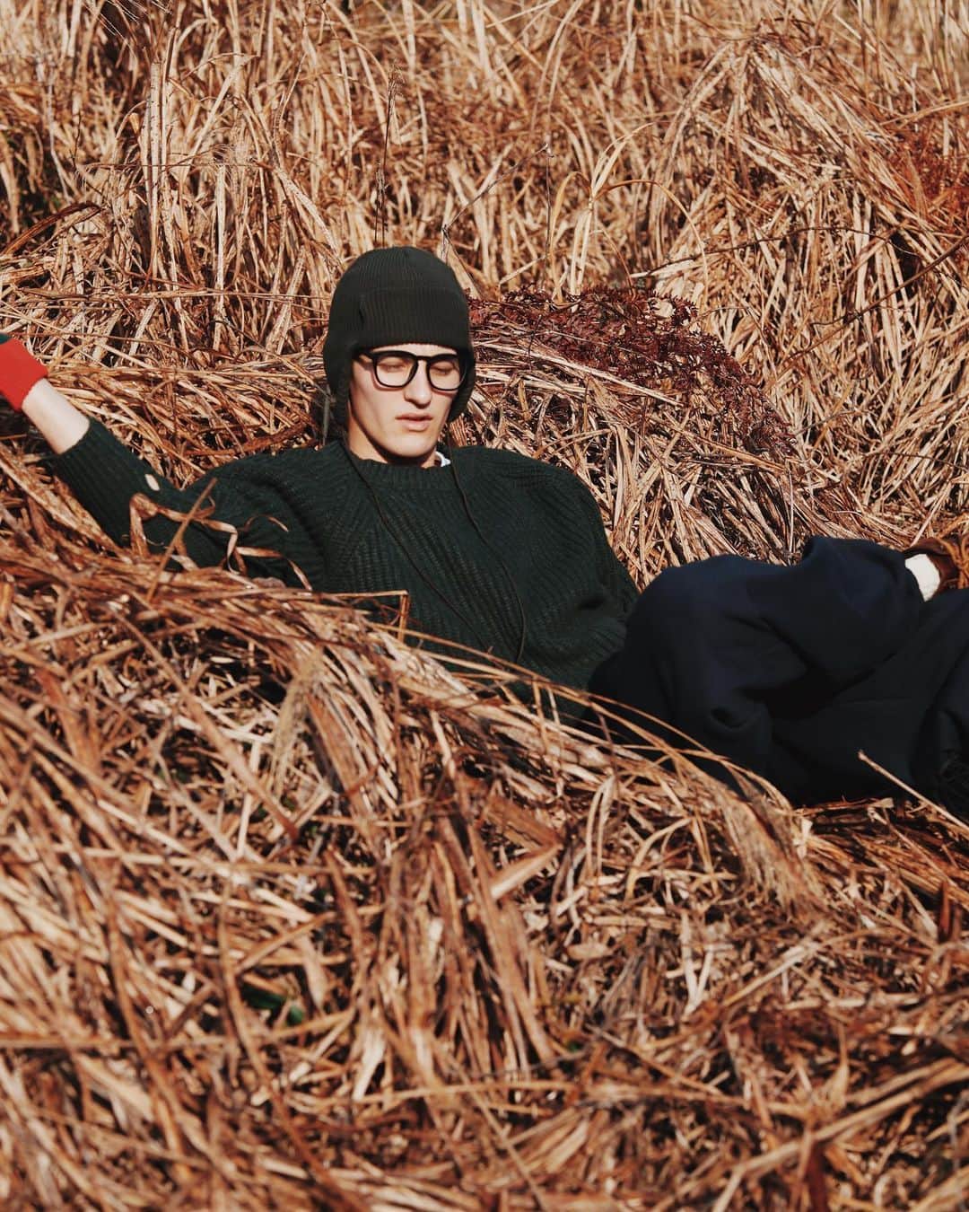 花楓のインスタグラム：「KEIMEN 2023 Autumn/Winter "POTATO"  @keimen_products  model @kamil_natsuaki  p.sty.hm @_caede_   #KEIMENproducts」