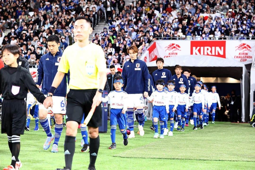 のインスタグラム：「応援ありがとうございました！ 積み重ねて行こう！ 次は大阪！ @japanfootballassociation」