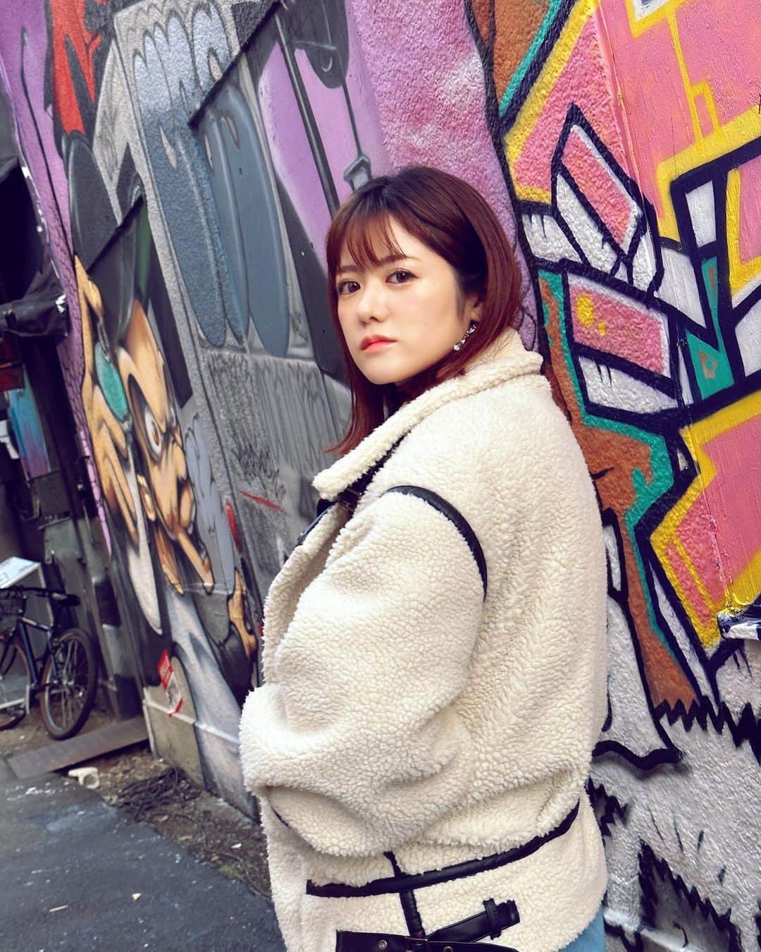 AIMIのインスタグラム：「ふゆ、完。  アレルギーがスゴスギー😑  #AIMI#TOKYO#shibuya#shoot #ストリート」