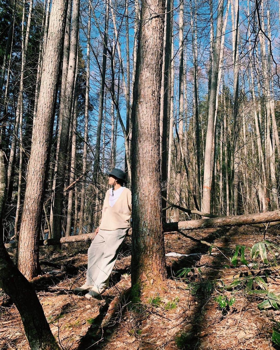 早坂香須子さんのインスタグラム写真 - (早坂香須子Instagram)「ちょうど1年前の春分の日に初めて訪れた、友人夫婦のとある湖畔の家。  私はこの土地とここに住む人たちに惹かれ、何度か通ううちに、導かれるように40年間ひっそりと佇んでいた森と出逢いました。　  想像していなかった広大な森。 四季に森に通い、やっとここでの暮らしのデザインが見えてきたような気がします。  去年よりもずっと雪が少なく、今年は春の訪れが早い。きっと何十年かけても、森に教えられることだらけでしょう！  住まわせて頂く限り、森の再生や山のお水を綺麗にして湖に帰すことなど、先人のみなさんに学びたいことがありすぎて、わくわくしてます。  今年の春分の日は、私を森に導いてくれたパコさん　@pacopeace  一年前に一緒に遊びにきたエミリーちゃんと、森でごろごろしたり、ご近所ツアーを。  美味しいお蕎麦屋さん #山品  古道具と作家ものを扱う @machi_nami__   カフェレストランくんくんは桜の名所でもあり、春のマルシェを企画中！ @kunkun.yanaba   もはや常連？の @y_shop_nishi  月一で来てるのに毎回新発見があるすごい店。  今年一年は東京拠点の生活になりますが、森の再生をしながら、森と人を繋ぐようなことが実験的にはじまりそうです。」3月26日 10時20分 - kazukovalentine