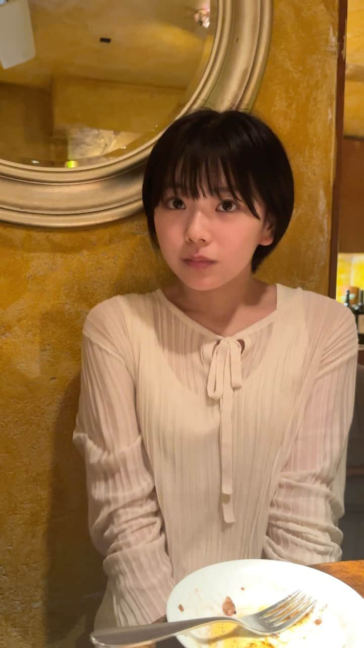 大熊杏優のインスタグラム：「ポテト食べたい」