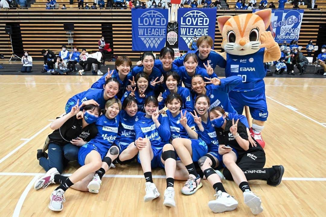 のインスタグラム：「Tokyo Haneda Vickies 🐈 2022-23 seasons が終了しました。 　 今シーズンもたくさんのご支援ご声援をありがとうございました。 　 ヴィッキーズHPにコメントが載ってるのでもしよかったら見てください😌 　 #東京羽田ヴィッキーズ  #wリーグ」