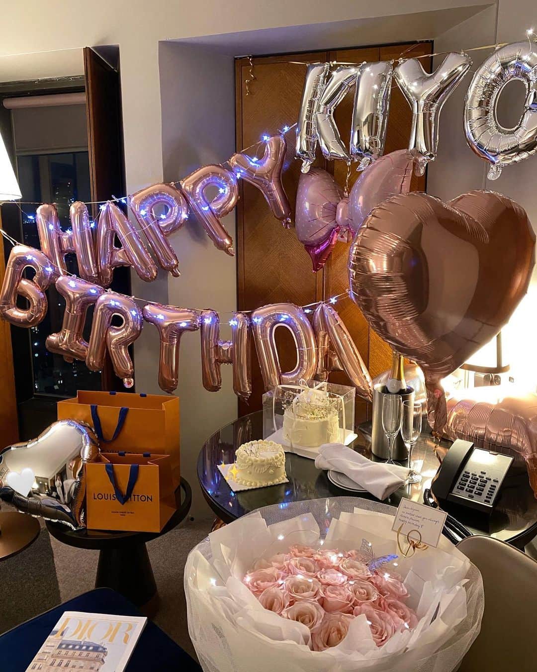 KIYOMI GRACEのインスタグラム：「🎂✨🤍」