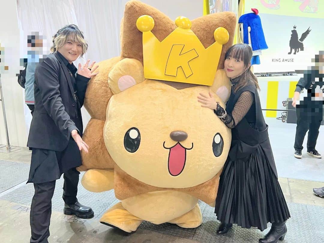 atsukoのインスタグラム：「Anime Japan2023でした！ きんくりんも頑張ってましたよ。 この感じ久しぶりで高揚しました。 参加できて良かった♥  #aj2023 #angela_jpn #animesong #animejapan #atsuko」