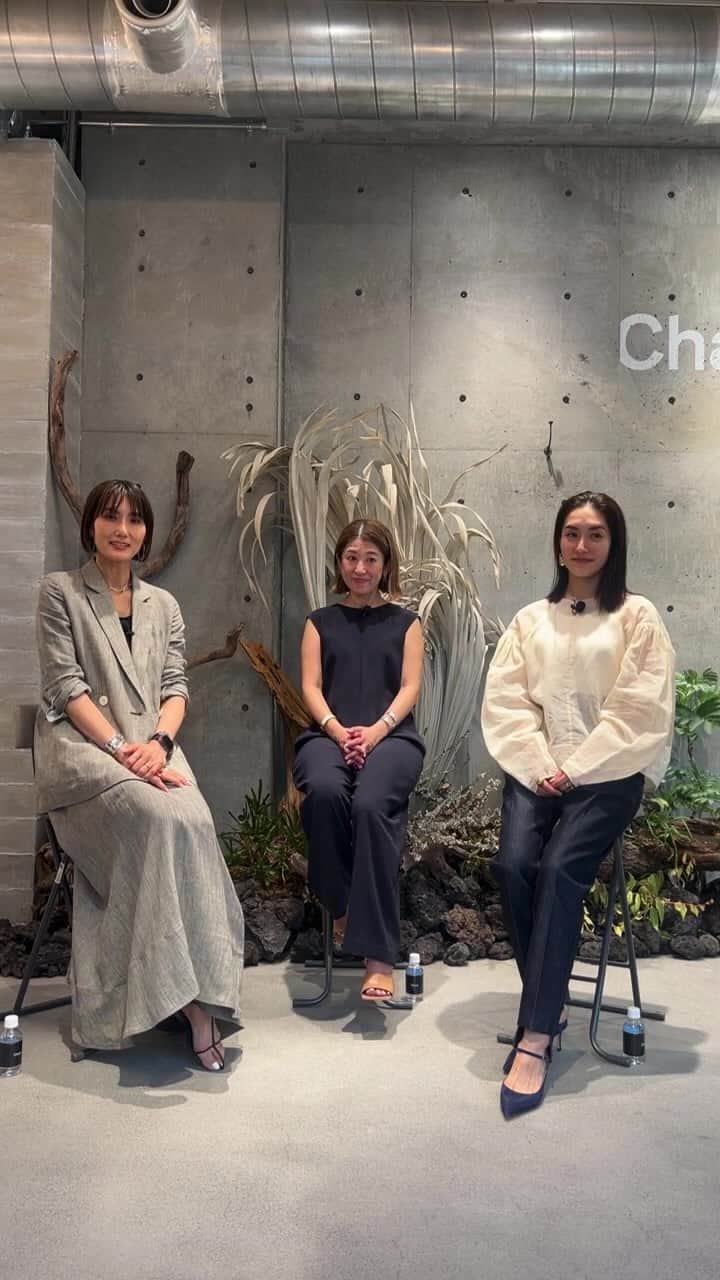 亀恭子のインスタグラム：「@chaos_tokyo.jp  Instagram LIVE☺︎ wz @mimimimi.m  @asamit1201  ♡♡」