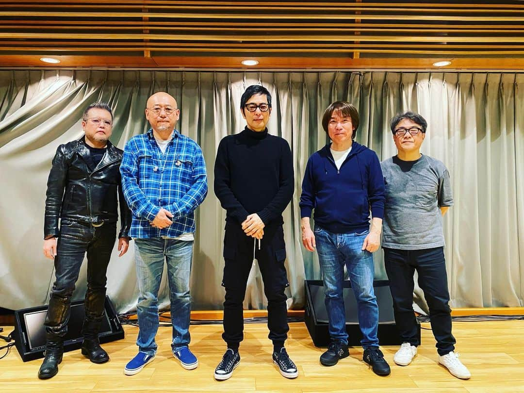 徳永英明のインスタグラム：「#リハーサル最終日 #坂本昌之#土方隆行#渡嘉敷祐一#松原秀樹」