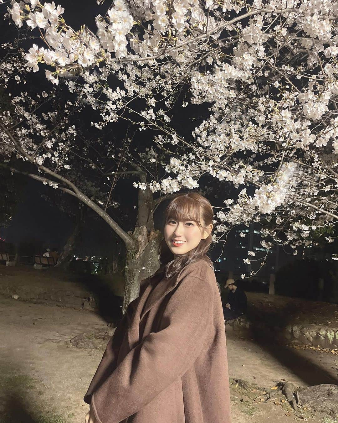 川平聖さんのインスタグラム写真 - (川平聖Instagram)「夜桜みてきた🌸」3月26日 20時27分 - hijiri__hkt48