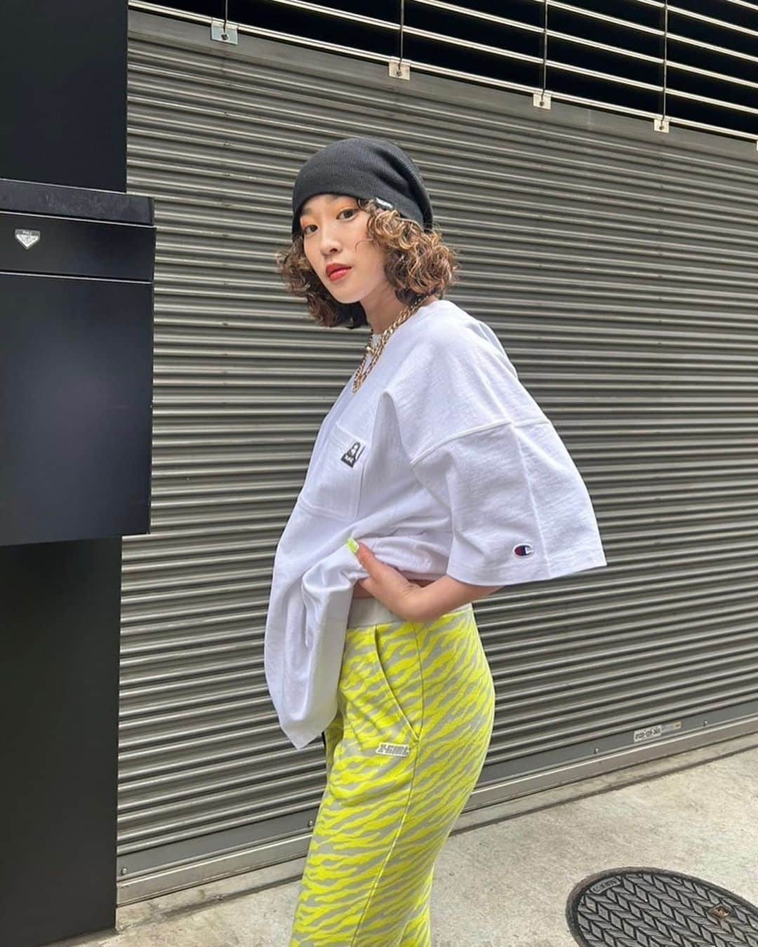 XGIRL_ootdさんのインスタグラム写真 - (XGIRL_ootdInstagram)「#xgirl_ootd @saino.46 162cm 　 X-girl HARAJUKU STAFF 　 ------------------------------------ ▪️X-girl × Champion  REVERSE WEAVE®︎ POCKET S/S TEE ￥7,700(税込) ▪️ZEBRA PATTERN FLARE PANTS ￥12,100(税込) ▪️3WAY KNIT CAP ￥5,500(税込) ------------------------------------ 　 #xgirl #xgirljp #エックスガール #ストリートコーデ #ストリート系女子 #ストリート女子 #ストリートファッション #champion #championreverseweave #reverseweave #チャンピオン #チャンピオンリバースウィーブ #リバースウィーブ」3月26日 22時54分 - xgirl_ootd