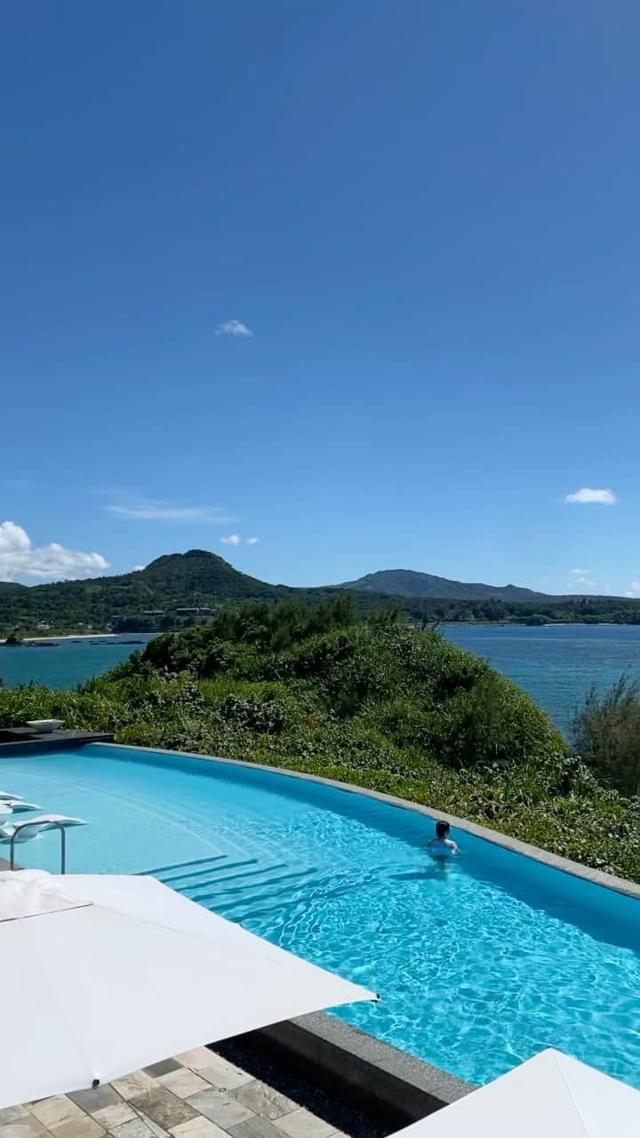 加藤遥香のインスタグラム：「📍Halekulani Okinawa🏝🇯🇵 . 何気初リール🤣」