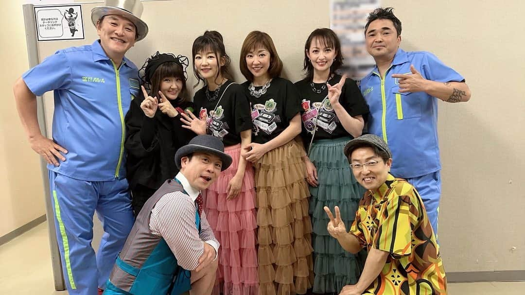 松野有里巳のインスタグラム：「ケラさん還暦Live🎈 共演者の方々と✨  ピエール瀧さん✨ 石野卓球さん✨  大槻ケンジさん✨  舞台『1979』『フリドニア日記』『ザ・ガンビーズショウ』『ナイスエイジ』『犬は鎖に繋ぐべからず』 で共演させていただいた皆様✨  お会い出来て嬉しかったです❤️ 大切な思い出の写真達✨」