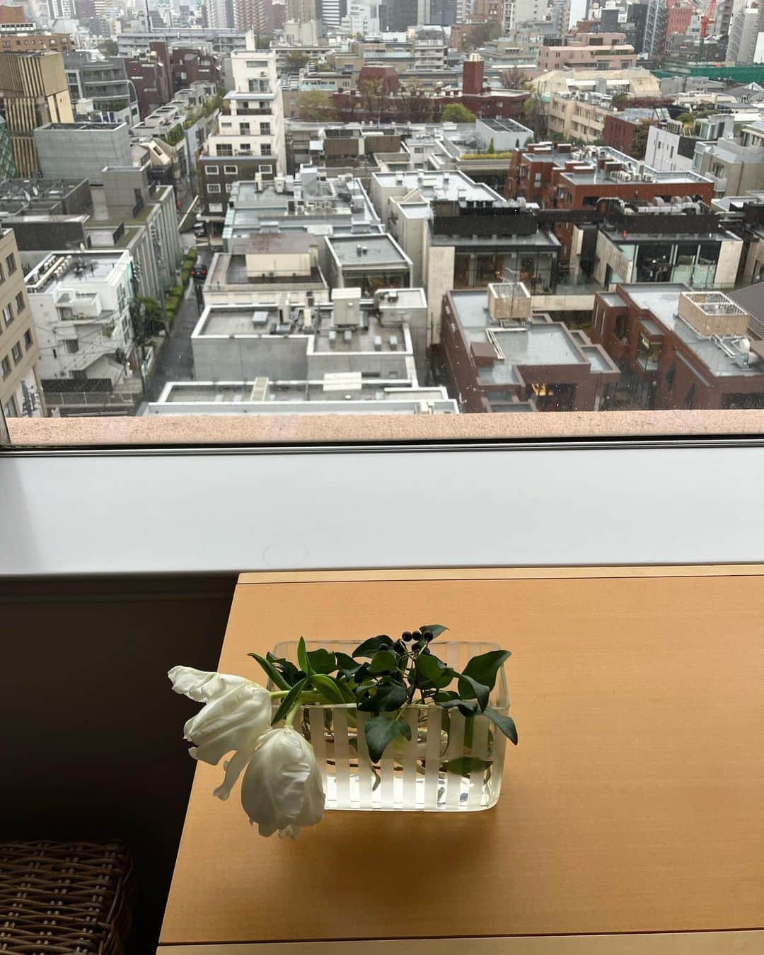 吉見佑子さんのインスタグラム写真 - (吉見佑子Instagram)「3月22日に頂いた溢れる白い花、まだみんな部屋を整えて。端っこが欠けてるこの花瓶にも」3月27日 10時37分 - yuko_yoshimi