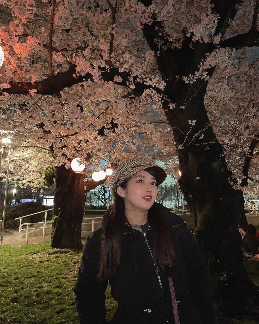 MAIのインスタグラム：「今日で退院して1週間！ 痛みもだいぶなくなって 手術から2週間辛かったなぁと 思いながら桜を見てました🌸  春だから生えてきたのか 前髪のアホ毛がすごいという 新しい悩みもできました。 頑張って抑えます。  #桜　#お花見　#サロンモデル　#サロモ　#撮影　#サロン撮影　#フリーランス　#フリーランスモデル　#黒髪　#黒髪ロング　#韓国ヘア　#ヨシンモリ　#波巻き　#センターパート　#かきあげ前髪 #韓国　#撮影モデル　#撮影依頼募集中　#モデル　#155cm #youtube #撮影」