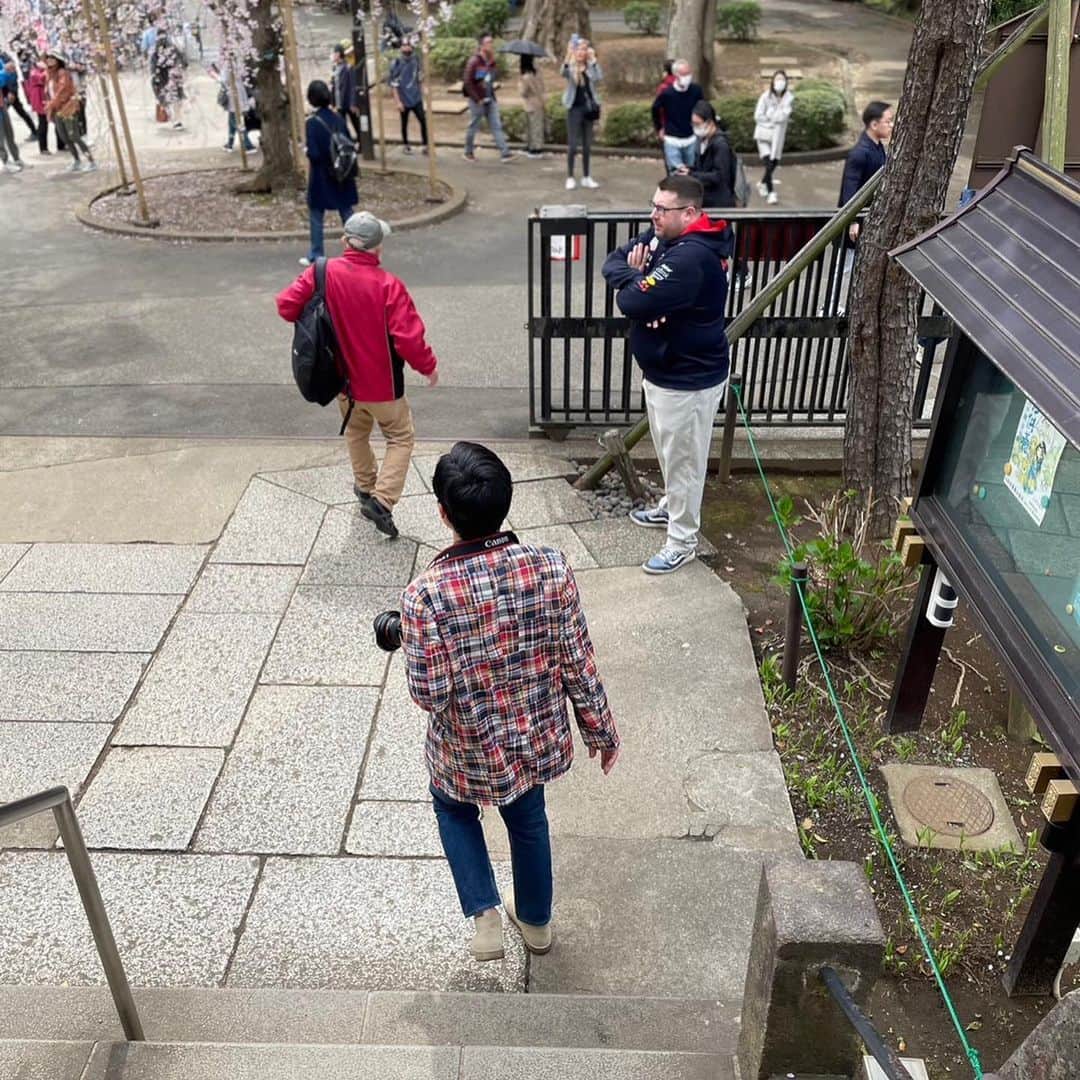 Freeport-ueno/上野さんのインスタグラム写真 - (Freeport-ueno/上野Instagram)「桜とマドラス  本日3/27 の上野 曇　気温14℃  上野恩賜公園　桜満開🌸  お花見には絶好のコンディションです。  ご覧のように人がかなり多いですが ブルーシートを広げ寝そべっている方、輪になってお酒を楽しまれている方  皆様、心地良さそうでございます。  桜も素敵ですが 私はこちらのジャケットに釘付け  この人だかりでも 決して浮かず、しかし沈まず  自然なアクセントとして コーディネートしていただける soutiencolの IVY jacket マドラスパッチワーク  皆様も臆せず  お試し下さいませ。  #soutiencol#IVY#jacket#blazer  #上野#桜#上野恩賜公園#上野セレクトショップ   #Freeport」3月27日 12時36分 - freeportueno