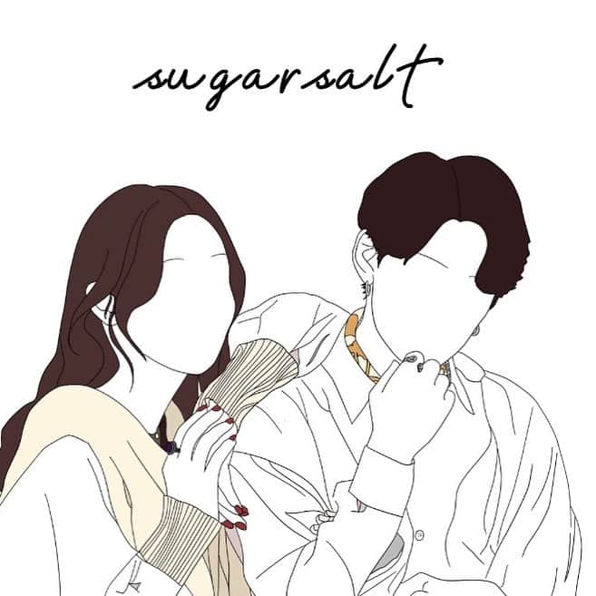 緒方ももさんのインスタグラム写真 - (緒方ももInstagram)「この絵描いてんけどお気に入り🤣✨ なぞっただけ🤣  #sugarsalt #シュガーソルト」3月27日 22時42分 - momo_ogata