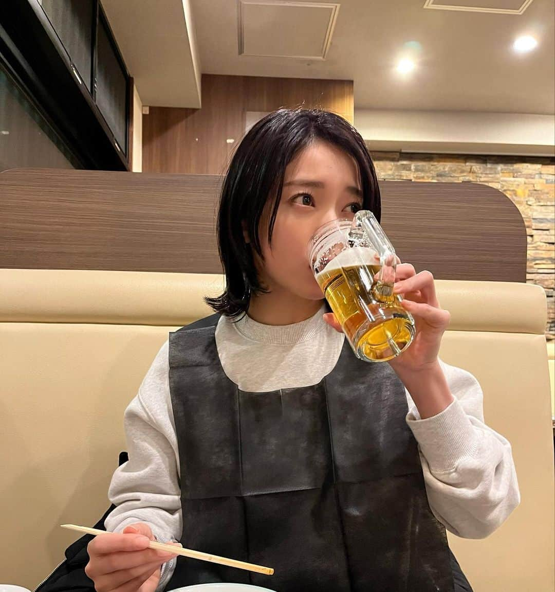 森矢カンナさんのインスタグラム写真 - (森矢カンナInstagram)「. 仕事の後のビールの美味しさたるや、、、🍺  みんなも今日もお疲れさんっ乾杯っ🍻」3月27日 23時23分 - kanna_mori