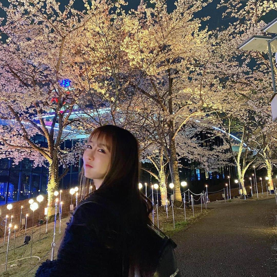 LUNAさんのインスタグラム写真 - (LUNAInstagram)「SAKU LOVE🌸  雨に打たれてもまだ強く咲き誇る桜は尊くて美しいな」3月27日 23時28分 - luna_chu_z