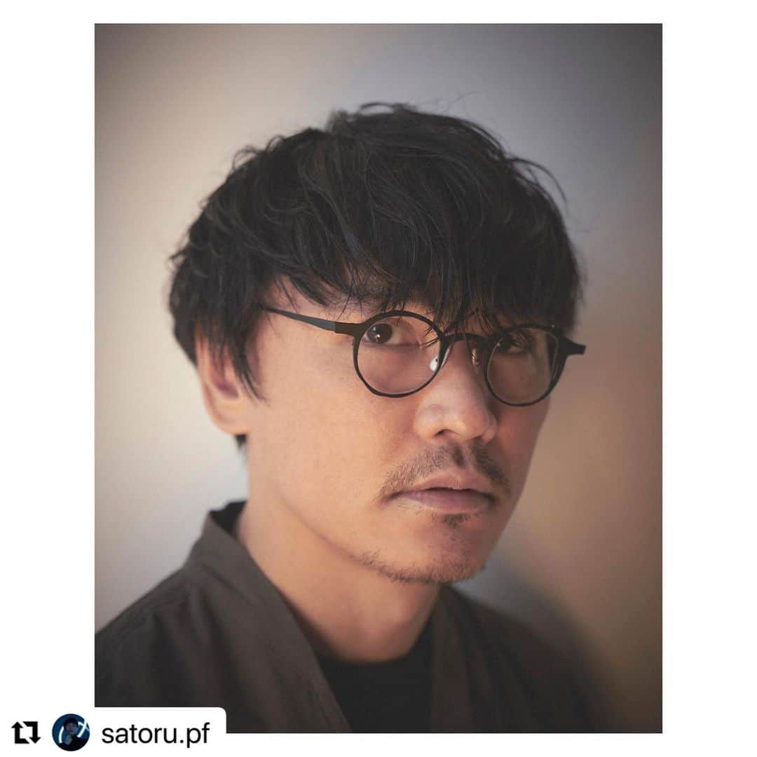 山口一郎のインスタグラム：「#Repost @satoru.pf with @use.repost ・・・ Portrait.   Thank u for your kindness. @ichiroyamaguchi @yamaichi16」