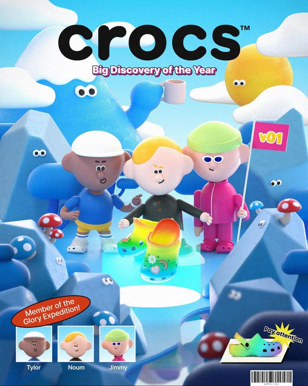クロックス（crocs）さんのインスタグラム写真 - (クロックス（crocs）Instagram)「Crocs X AXOO  Visual Art Collectionを一分ご紹介。 一人一人のアーティストの 個性と感性で表現したクロックス、 いかがでしょうか？ ️️  #クロックス #크록스 #픽스필즈 #ComeAsYouAre」3月27日 18時17分 - crocsjp