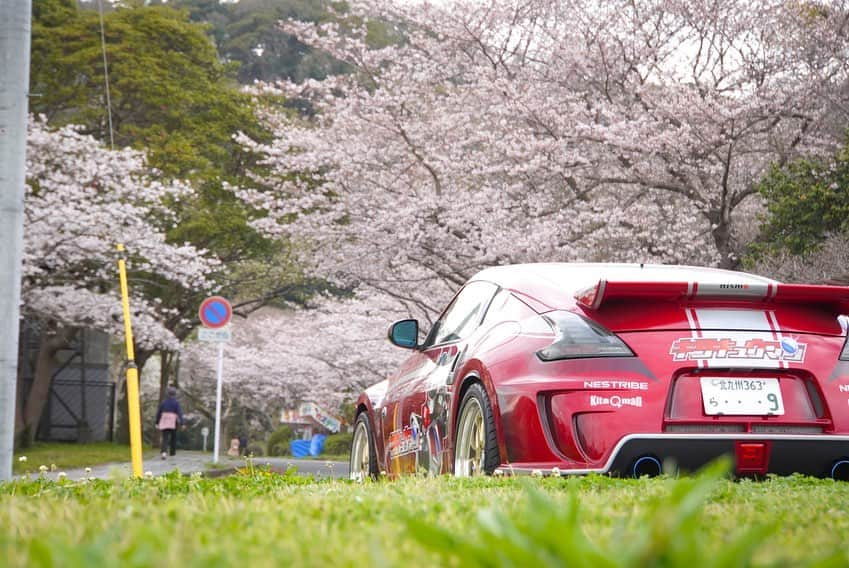 キタキュウマンさんのインスタグラム写真 - (キタキュウマンInstagram)「#北九州　#和布刈　#門司　#cherryblossom #Z34 #370Z #ZVE10 #workwheels #japancar」3月27日 18時39分 - taki_yuki