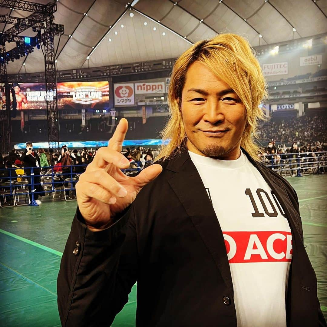 新日本プロレスリング 新日企画さんのインスタグラム写真 - (新日本プロレスリング 新日企画Instagram)「棚橋弘至  (2023.2.21東京ドーム)  #棚橋弘至 #hiroshitanahashi #goace #100年に1人の逸材 #新日本プロレス #njpw」3月27日 19時05分 - nj_kikaku