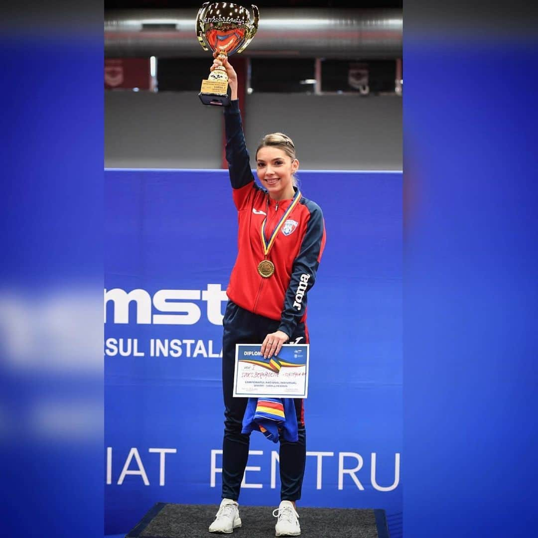 ベルナデッテ・スッチさんのインスタグラム写真 - (ベルナデッテ・スッチInstagram)「Done ❤️💙 🥇🏆SINGLE  🥇🏆MIXT DOUBLE  🥇🏆 DOUBLE  At Romanian National Championship where I defended my titles from which singles 4 years in a row , double Samara E . and Mixed Doubles with my partner Ionescu Ovidiu ,we really played some good matches. I am very happy and proud with my performance and my overall game this weekend. I managed to play at my highest level, as I used to play in my good days. Thank you for all the support from everyone! Thank you to my club @csa.steaua.bucuresti for all your support ! Thanks in special for my coach @ionutseni ! Hopefully I can enjoy my shape in the next tournaments !🏓🏓🏓🏓🏓🏓🏓🏓🏓🏓🏓  #tabletennis #romanian #nationalchampionships #bucuresti #2023 #🏓🏓🏓  #champion #2023 #firstplace #single  #mixtdouble #double  #trofee #🏆 #🥇🥇 #🥇 #proud #nevergiveup #workharder #happy #mylife #myfamily #csasteaua #❤️💙」3月27日 19時38分 - szocsbernadettecynthia