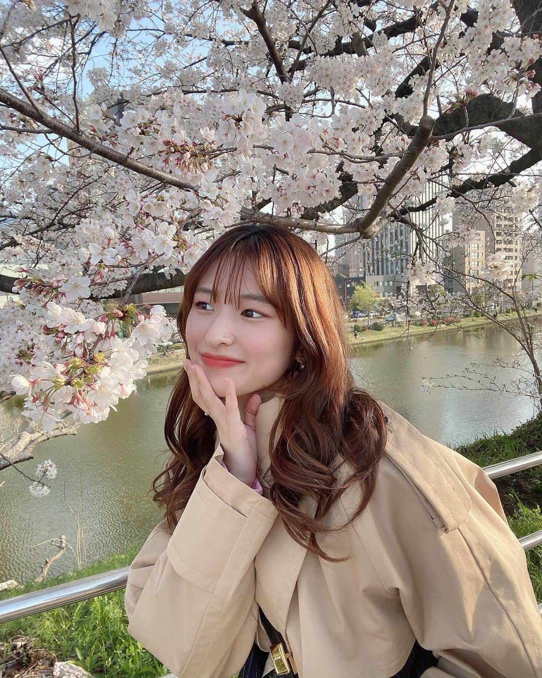 渡邊菜々のインスタグラム：「🌸  福岡城桜まつり  🌸」
