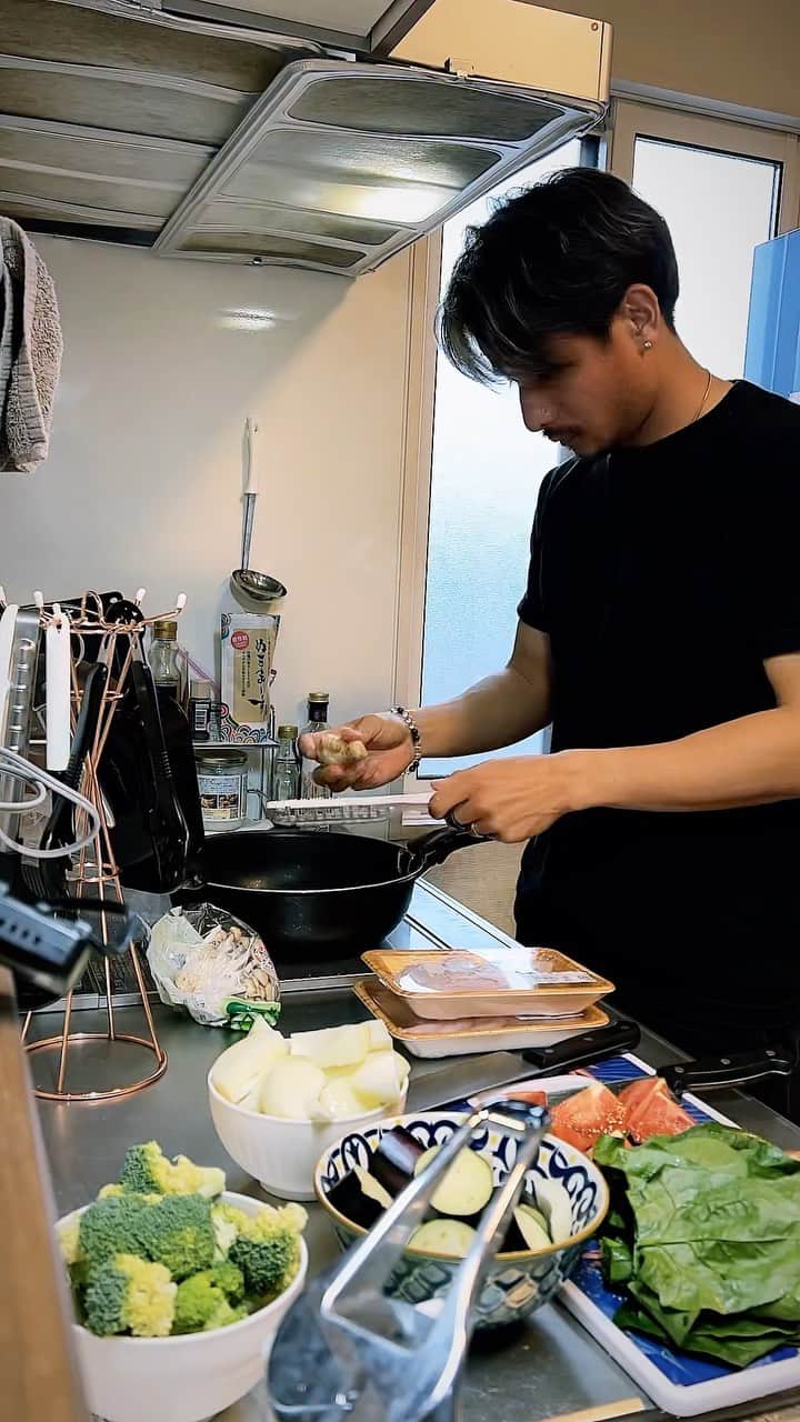 松田力のインスタグラム：「#料理  #男飯  #男飯は雑なくらいが一番美味い  #松田力」