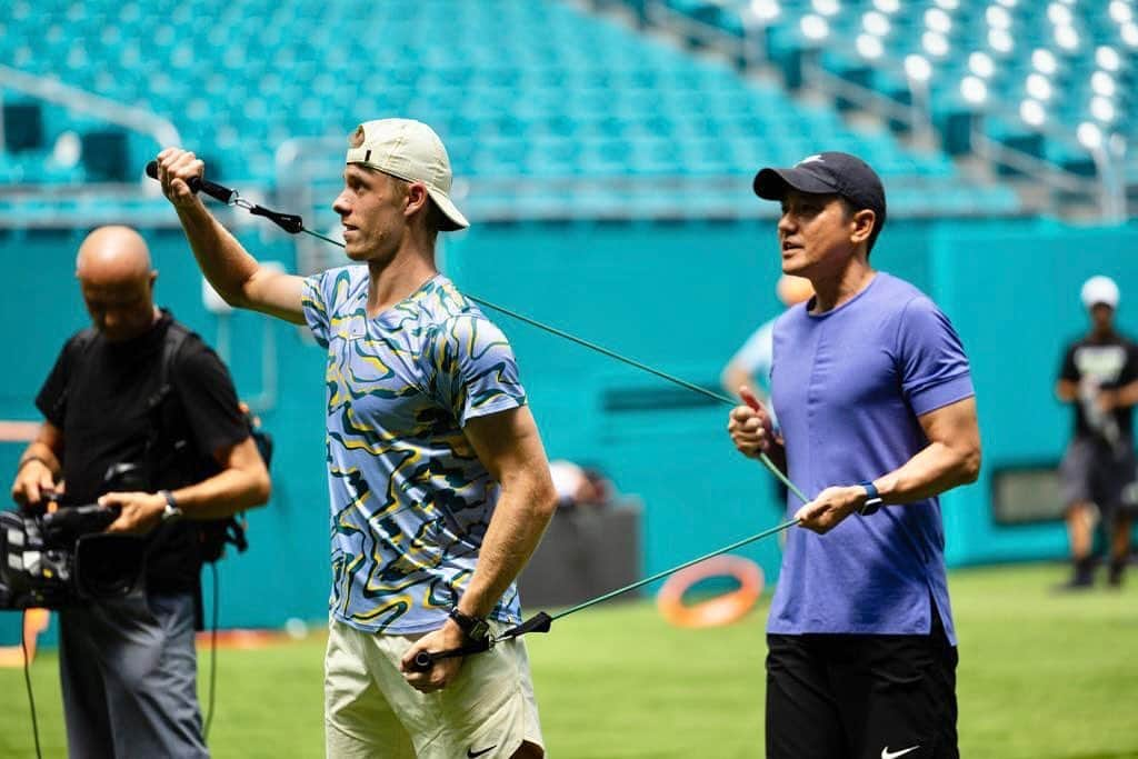 中村豊のインスタグラム：「Thank you @miamiopen, see you next year 🫡 #teamshapo #チームシャポ」